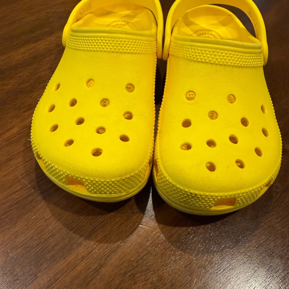 Kids Yellow Crocs